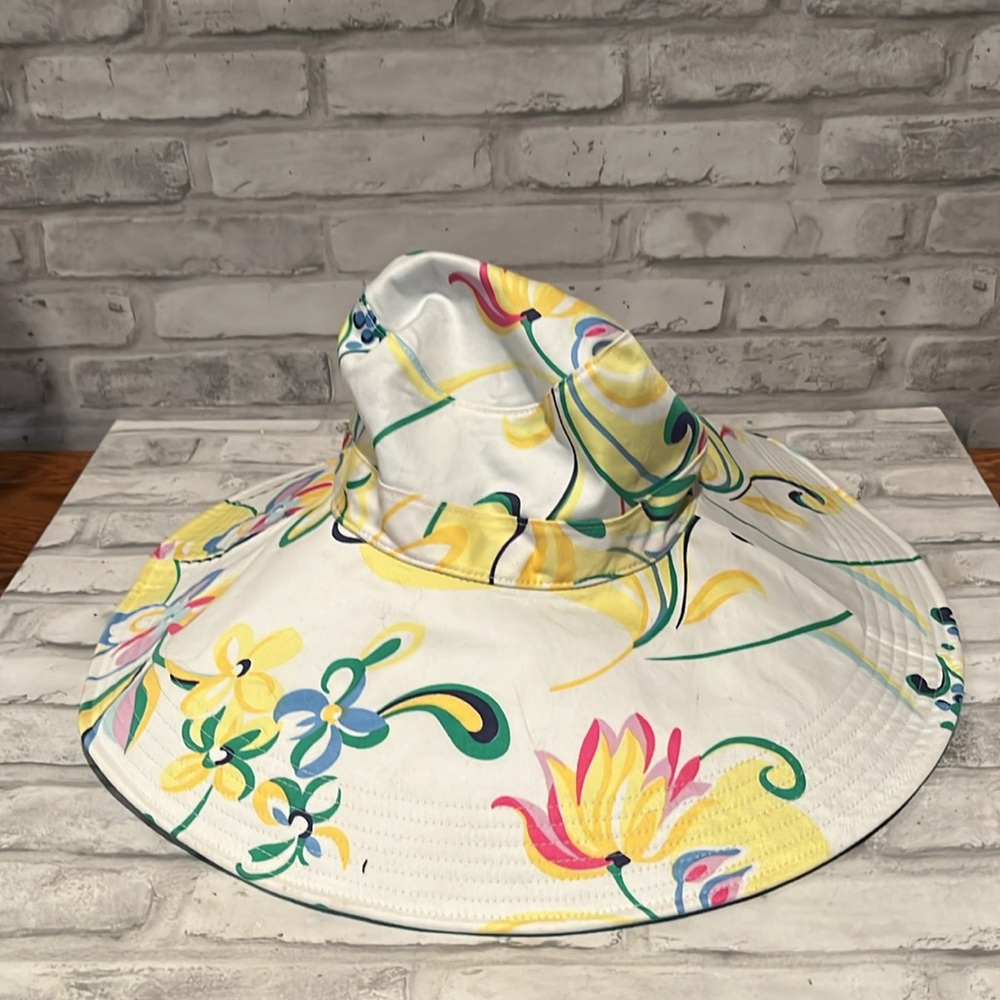 San Diego Hat Co. oversized Brim floral floppy reversible hat women summer - Picture 3 of 5